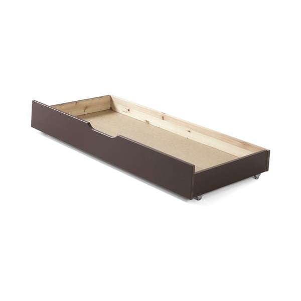 Brązowy szuflada pod łóżko Jumper Vipack, szer. 130 cm
