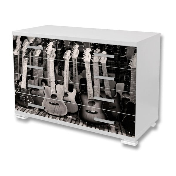Tapeta samoprzylepna na meble Dimex Gitary, 125x85 cm