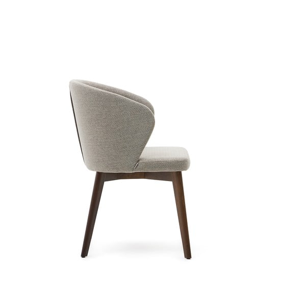 Beżowy tapicerowany fotel jadalniany Darice – Kave Home-image-2