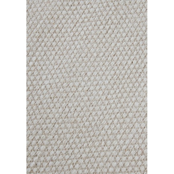 Kremowy chodnik z mieszanki wełny tkany ręcznie 80x200 cm Pradesh Natural White – Elle Decoration-image-4