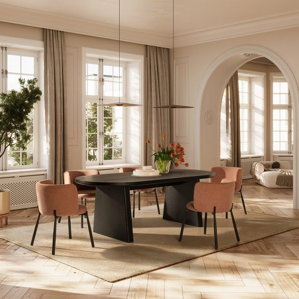 Stół w dekorze jesionu 100x200 cm Blair – MOME-image-1