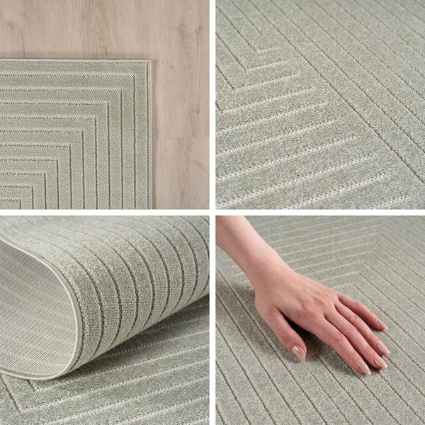 Zielony okrągły dywan odpowiedni na zewnątrz ø 160 cm Nova 1202 – Ayyildiz Carpets-image-2
