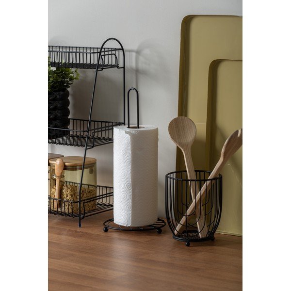 Metalowy stojak na przybory kuchenne Wired – PT LIVING-image-1