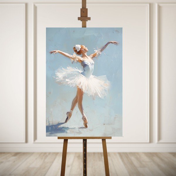 Obraz z ręcznie malowanymi elementami 70x100 cm Grace – Styler-image-4