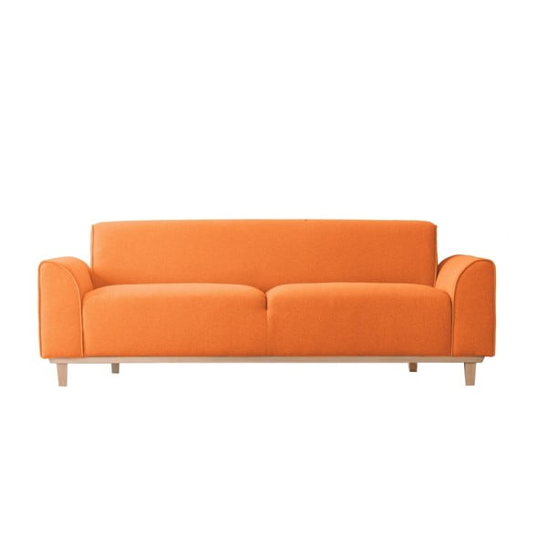 Pomarańczowa sofa 2-osobowa Kooko Home Jazz