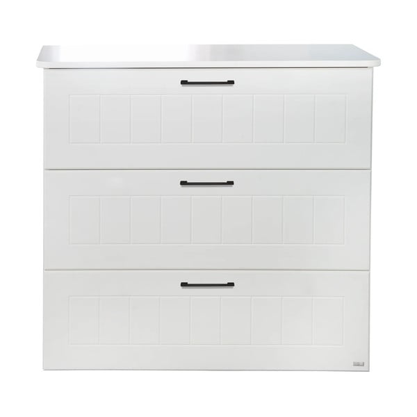 Biała niska komoda dziecięca 98x91 cm Sylt – Roba-image-2