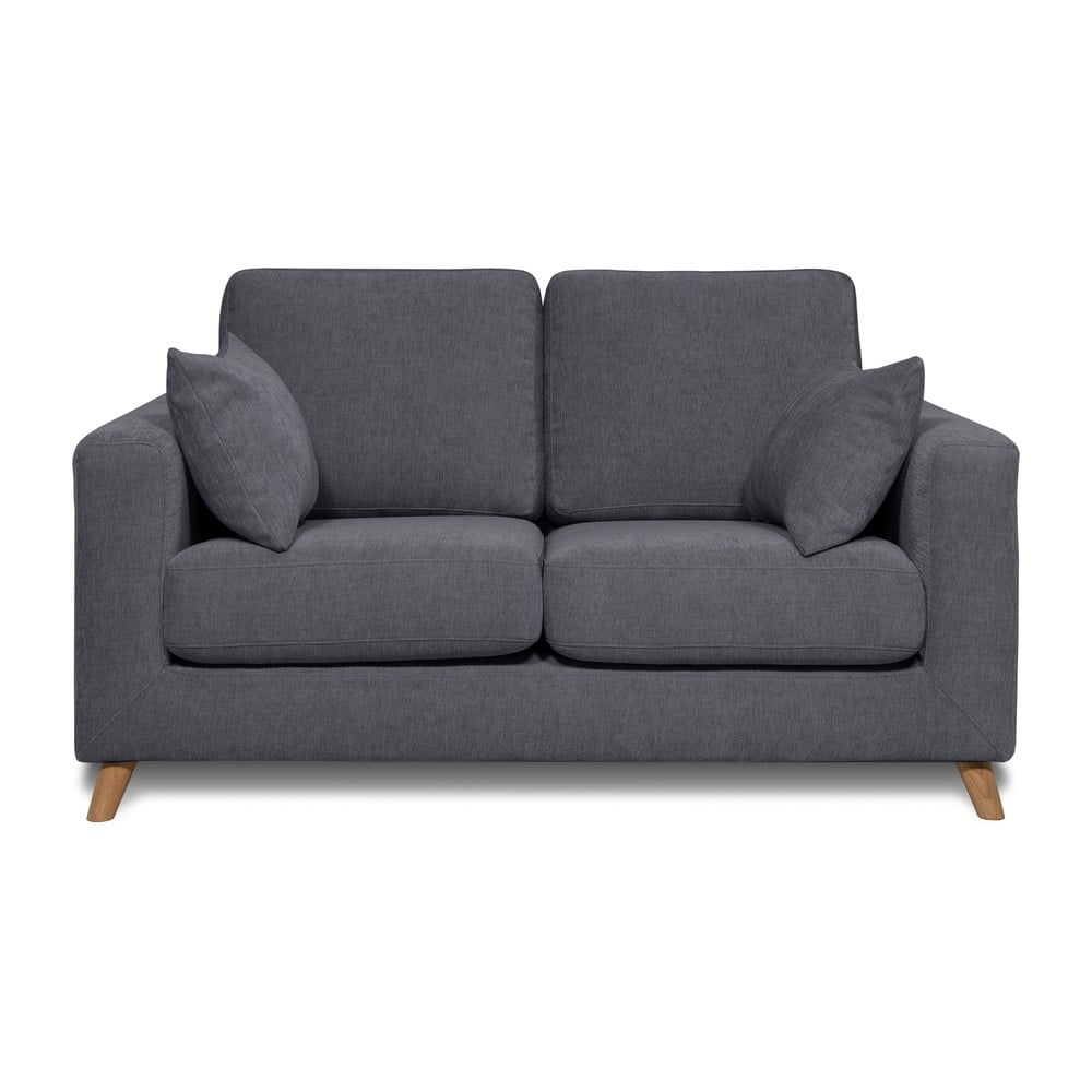 Ciemnoszara sofa 157 cm Faria – Scandic