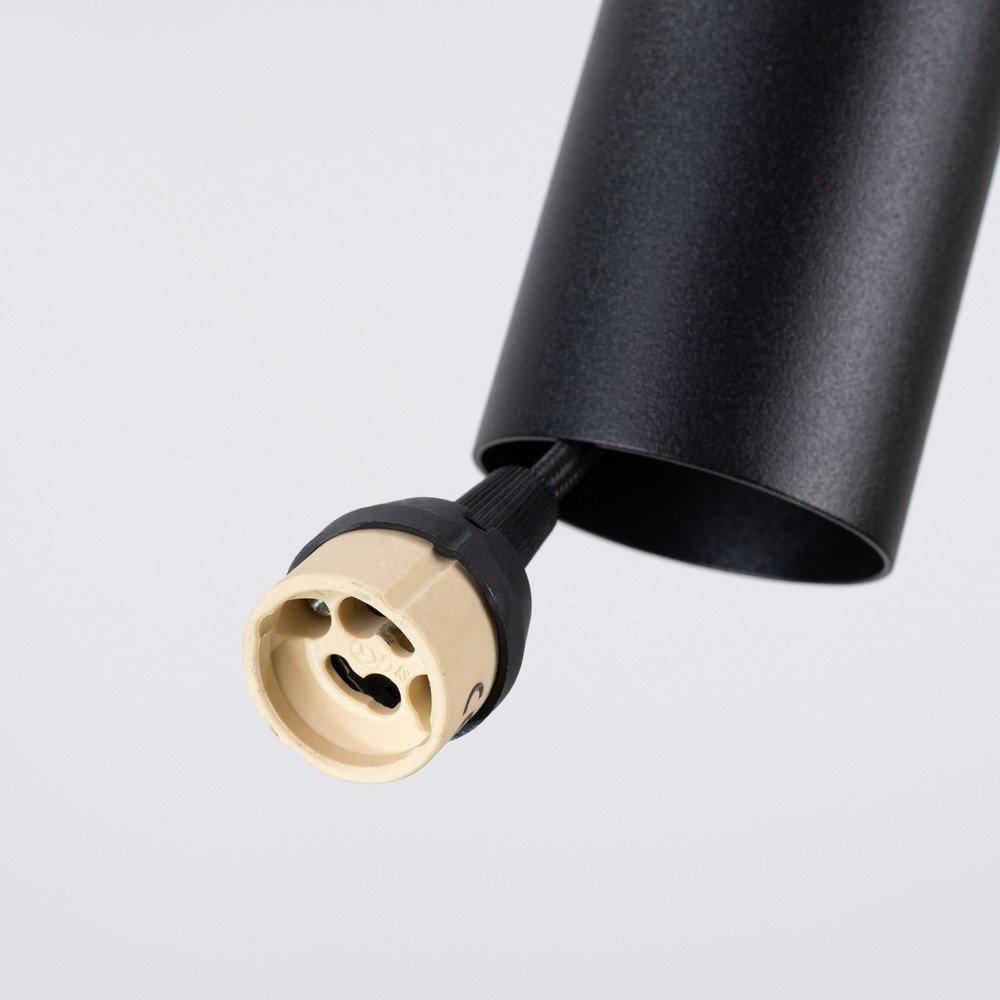 Żółta/beżowa metalowa lampa wisząca ø 30 cm Olisa – Sollux (zdjęcie 5)