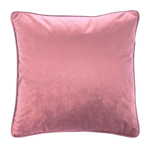 Różowa poduszka Tiseco Home Studio Velvety, 45x45 cm