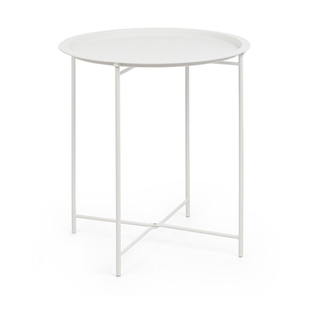 Stalowy okrągły stolik ogrodowy ø 46 cm Austin – Bizzotto