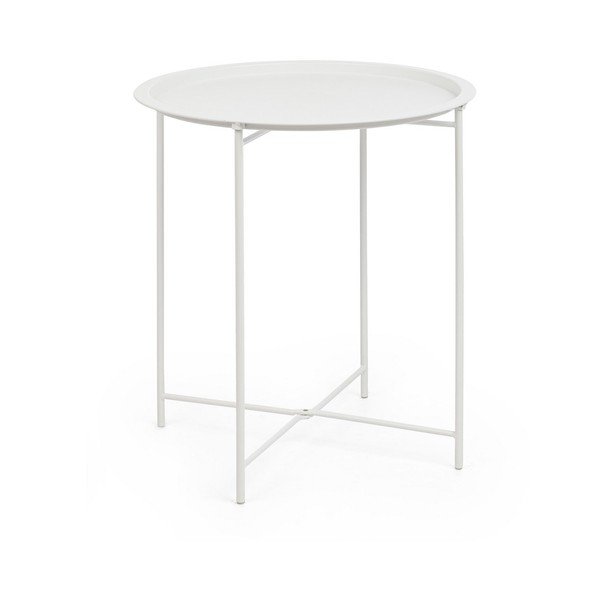 Stalowy okrągły stolik ogrodowy ø 46 cm Austin – Bizzotto