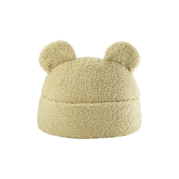 Zielona poduszka na sofę dziecięcą z materiału bouclé Teddy Pouch – Wigiwama