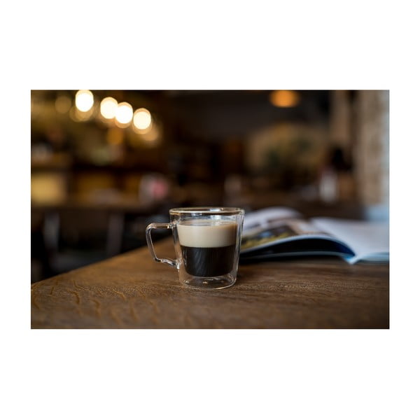 Szklane kubki na espresso/z podwójną ścianką zestaw 2 szt. 80 ml Diva – Vialli Design-image-4