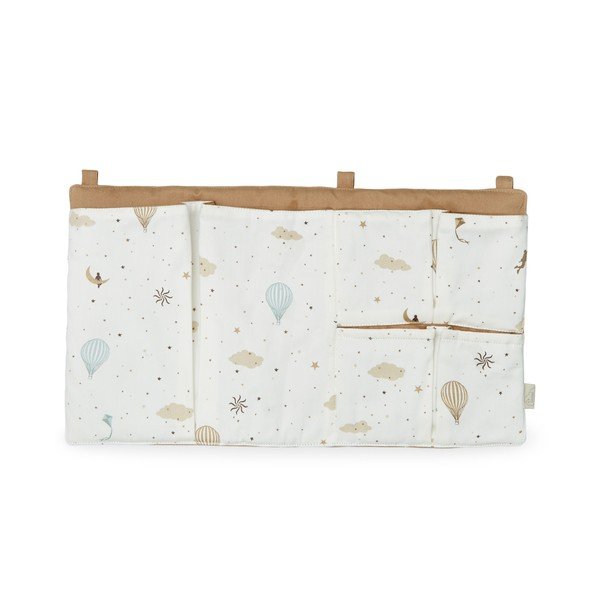 Organizer kieszonkowy na łóżeczko  z bawełny organicznej w kolorze kości słoniowej 42 cm Dreamland – Cam Cam Copenhagen