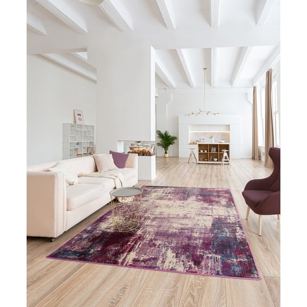 Fioletowy dywan 200x300 cm Colores cloud – Asiatic Carpets-image-2