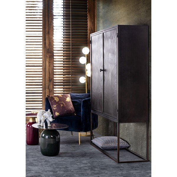 Lampa stojąca w kolorze złota ze szklanym kloszem (wysokość 156,5 cm) Balls – Bizzotto-image-2