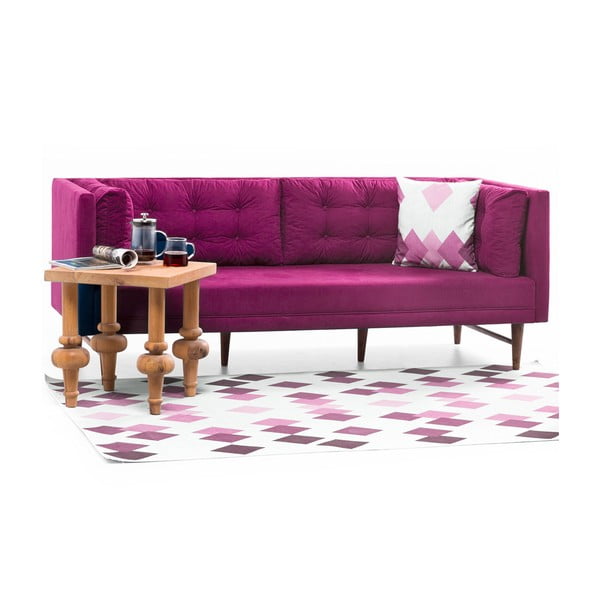 Różowa sofa 3-osobowa Balcab Home Eva-image-3