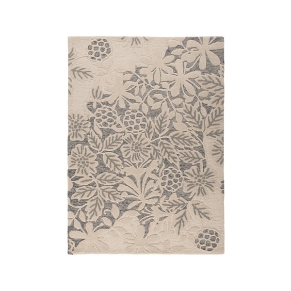 Szary wełniany dywan Flair Rugs Loxley, 120x170 cm
