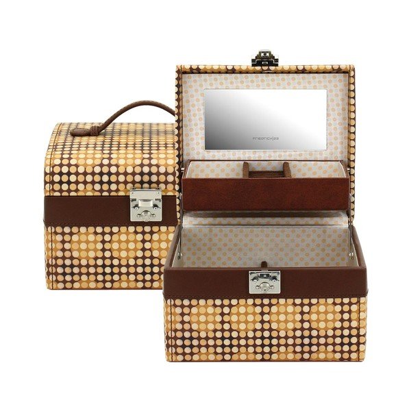 Szkatułka na biżuterię Crystal Brown-image-2