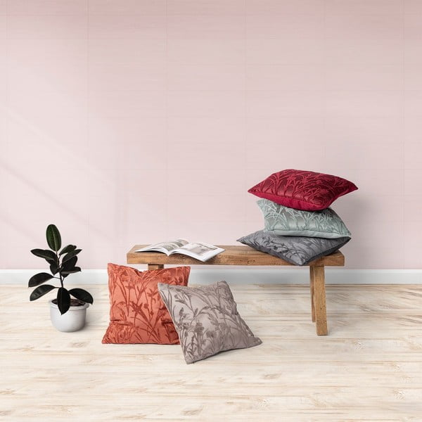 Zielona poduszka dekoracyjna Tiseco Home Studio Iris, 45x45 cm-image-1