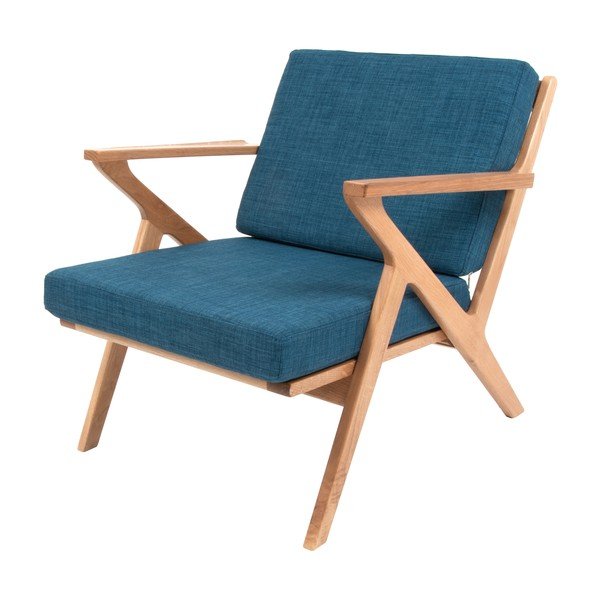 Fotel Present Time Rest Oak Blue-image-1