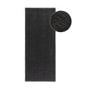Czarny chodnik z juty 80x200 cm Bouclé – Hanse Home