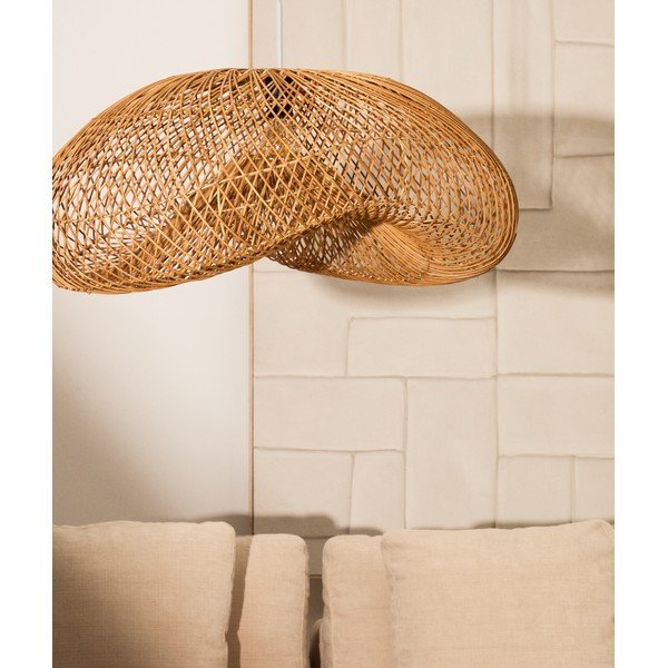 Rattanowy abażur w naturalnym kolorze 58x85 cm Isora – Kave Home-image-2