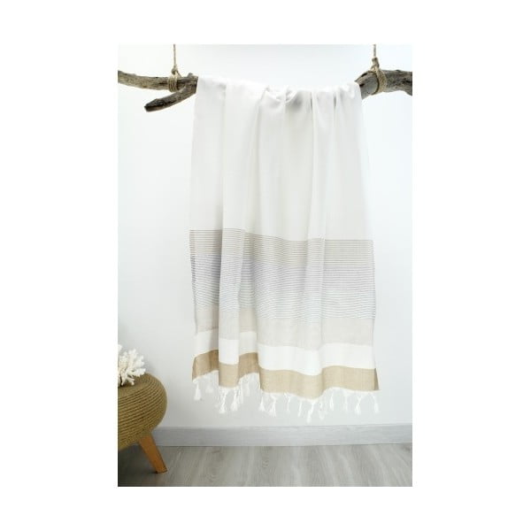 Ręcznik hammam Bath Style White, 90x180 cm