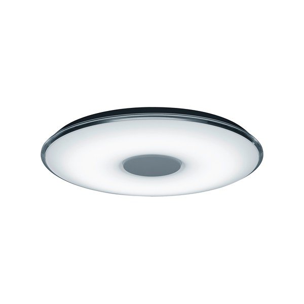 Biała okrągła lampa sufitowa LED sterowana zdalnie Trio Tokyo, średnica 60 cm