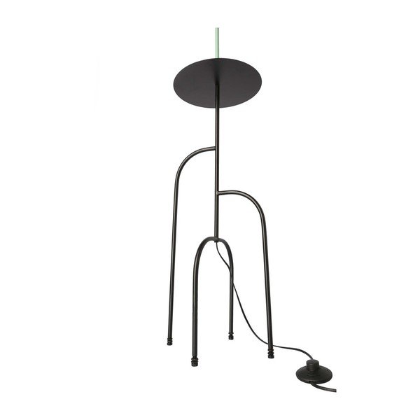 Zielono-czarna lampa stojąca (wysokość 175 cm) Ravello – Candellux Lighting-image-3