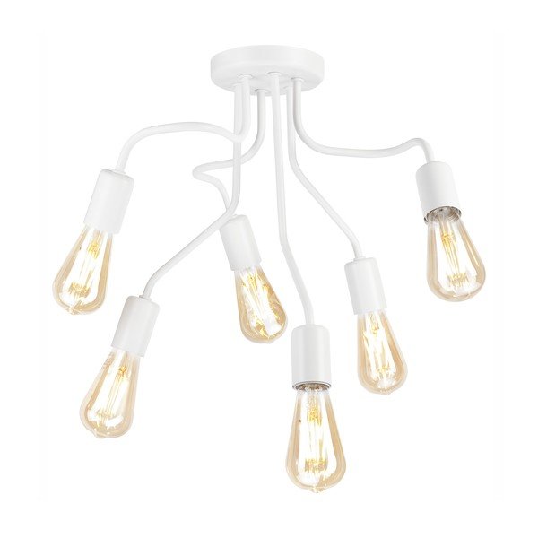 Biała lampa sufitowa − LAMKUR-image-3
