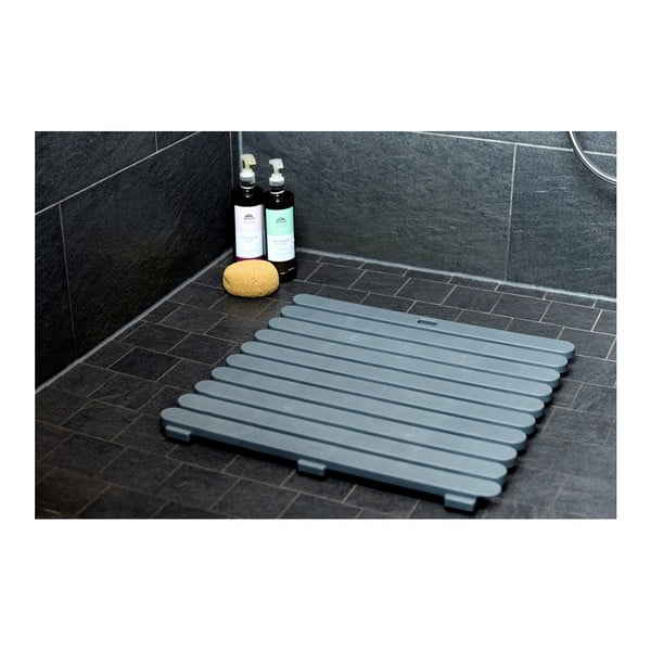 Ciemnoszara wycieraczka odpowiednia na zewnątrz Wenko, 55x55 cm-image-4