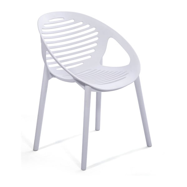 Białe krzesło ogrodowe Bonami Essentials Joanna-image-1