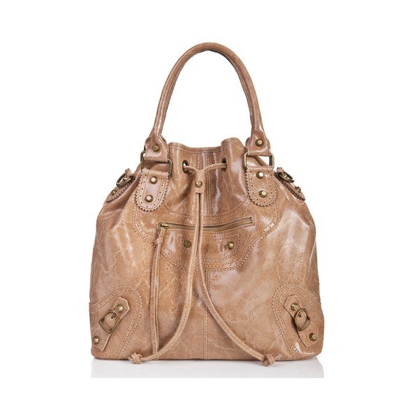 Torebka skórzana Risaga, taupe-image-2