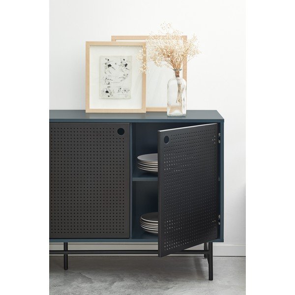 Czarno-niebieska komoda Teulat Punto, szer. 150 cm-image-4