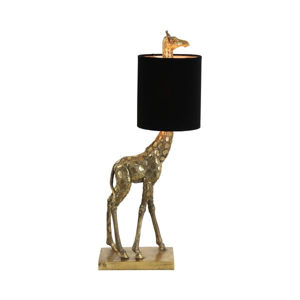 Czarno-brązowa lampa stołowa (wysokość 61 cm) Giraffe – Light & Living