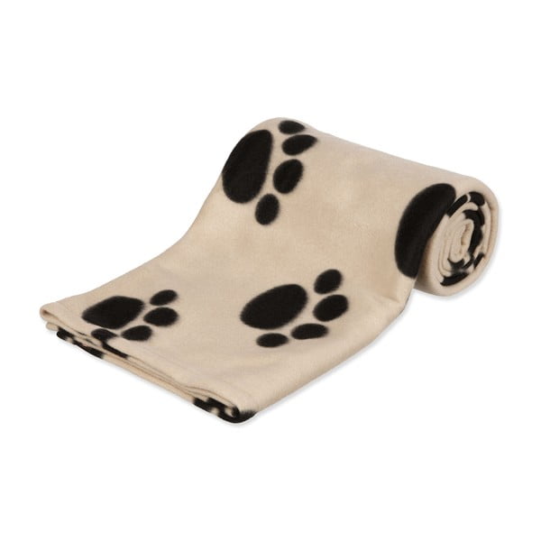 Beżowy polarowy koc dla psów 150x100 cm Trixie Barney – Plaček Pet Products