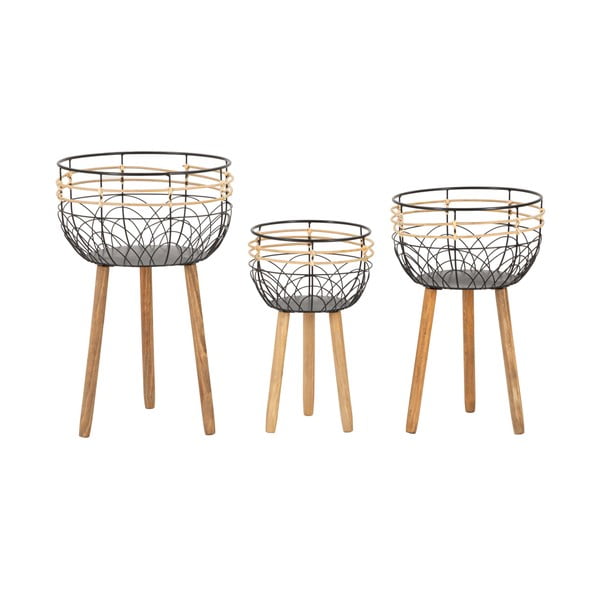 Metalowe kwietniki 3 szt. Oporto – Mauro Ferretti-image-2