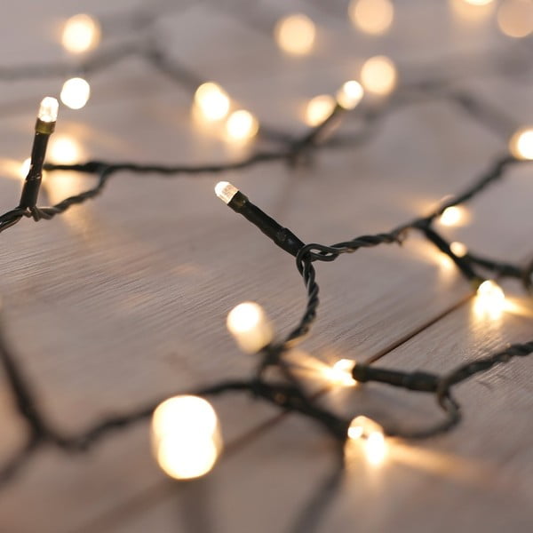 Zielona girlanda świetlna LED DecoKing Basic, 100 lampek, dł. 10,43 m-image-1