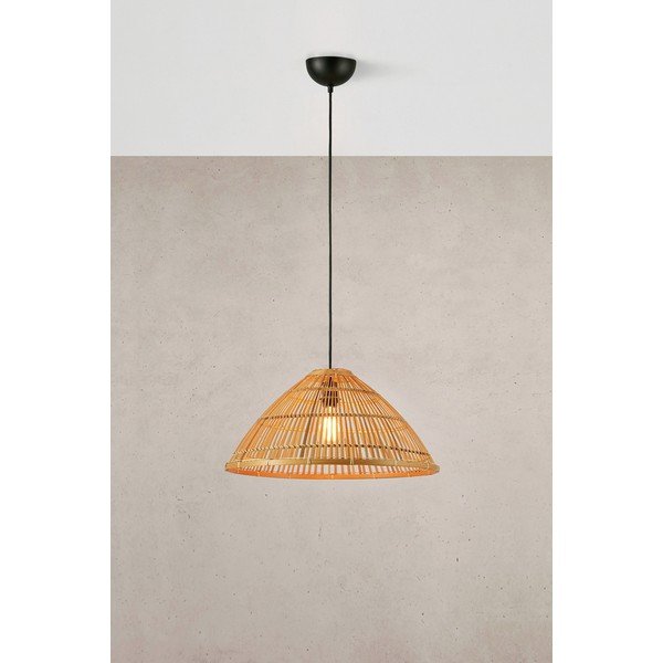 Lampa wisząca z bambusowym kloszem ø 58 cm Capello – Markslöjd-image-1