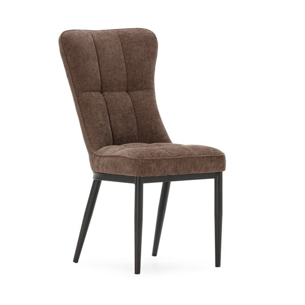 Brązowe krzesła zestaw 2 szt. Damon – Marckeric