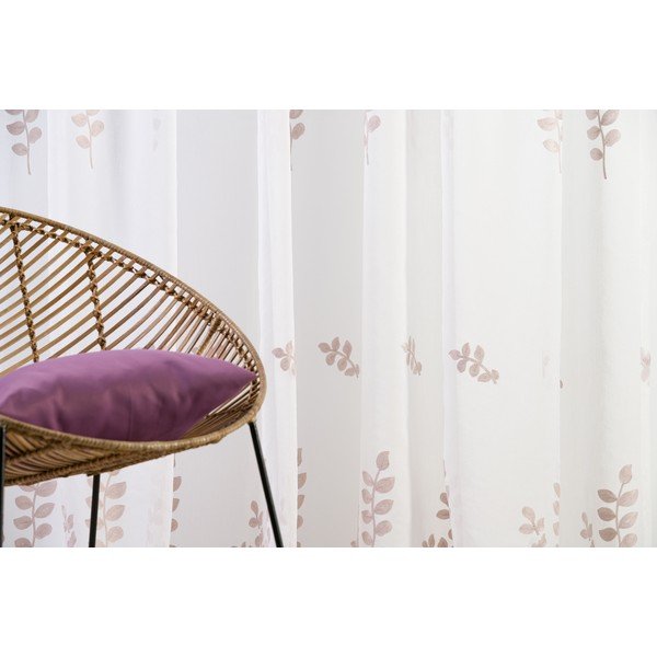 Biała firanka 300x245 cm Melissa – Mendola Fabrics-image-2