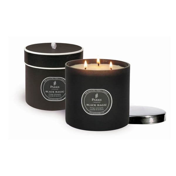Świeczka o zapachu pomarańczy i trawy cytrynowej Magic Candles, 55 h