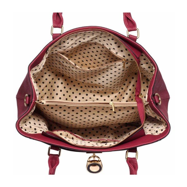 Torebka L&S Bella Burgundy-image-2
