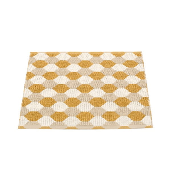 Dywan odpowiedni na zewnątrz w kolorze ochry 60x70 cm Dana Ochre – Pappelina