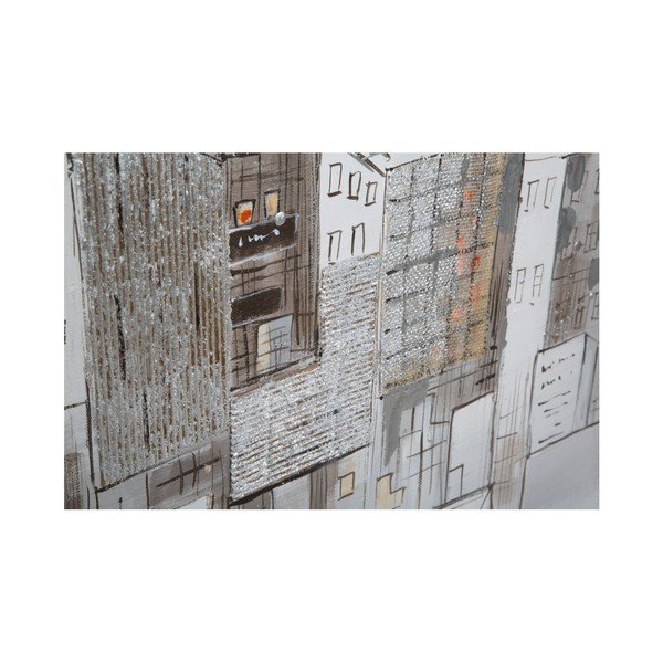 Ręcznie malowany obraz Mauro Ferretti Dipinto Su Tela Roofs, 90x120 cm-image-1