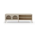 Kremowa szafka pod TV 160x50 cm Diora – Marckeric