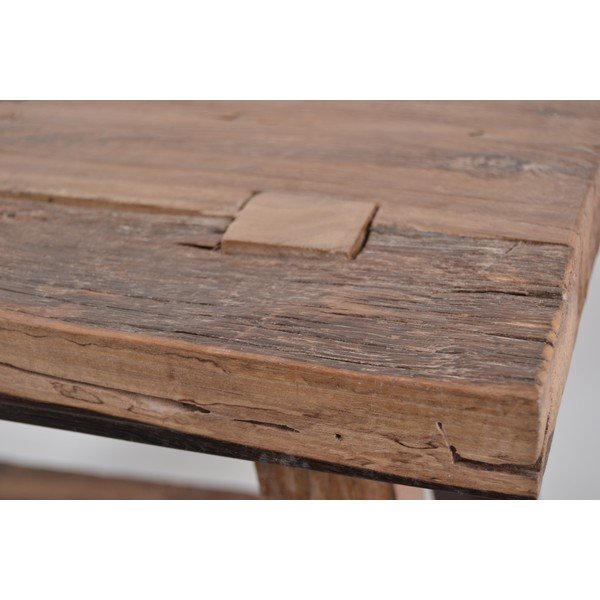 Stołek z drewna tekowego Rustic Erosi-image-2