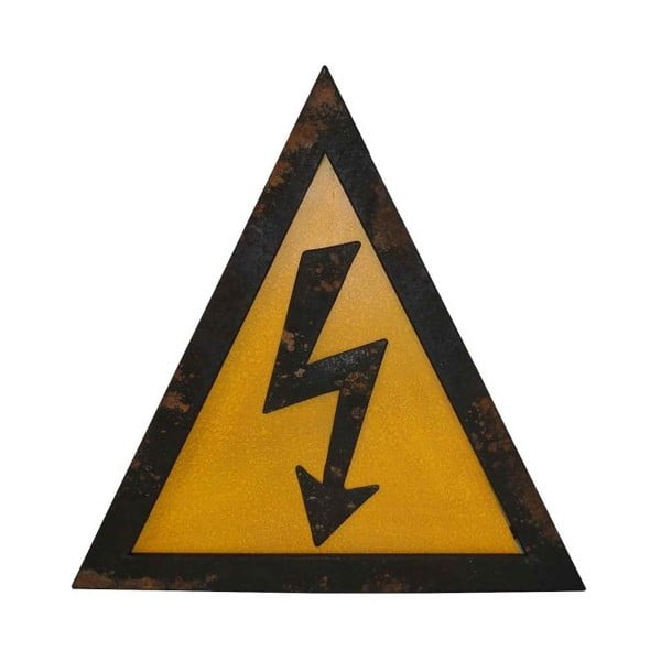 Metalowy znak Antic Line Electricite