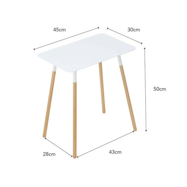 Metalowy stolik 30x45 cm Plain – YAMAZAKI-image-3